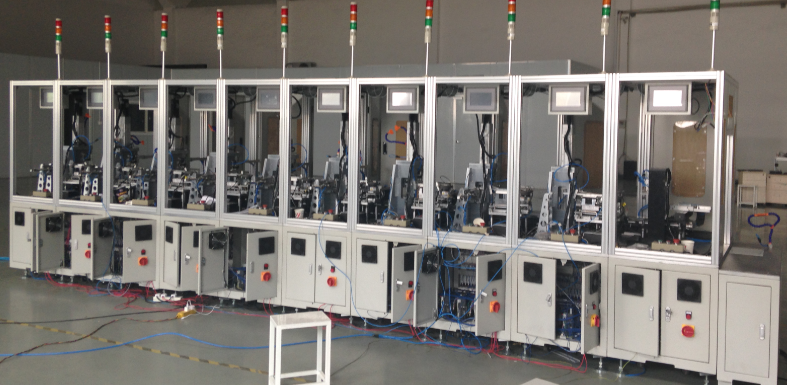 電子產品自動鉚壓生產線